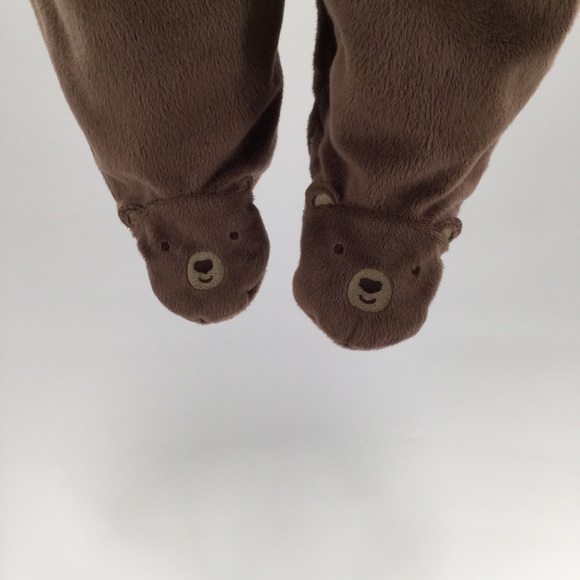 Carter’s super soft thickbrown hooded bunting suit - Picture 2 of 8